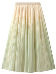 Dlabh skirt gradient color pleated women elegant