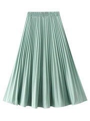 Dlabh long skirt single color pleated elegant women