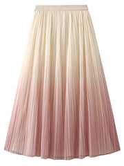 Dlabh skirt gradient color pleated women elegant