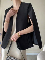 Dlabh cape blazer fashion for women