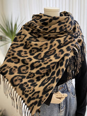 Dlabh leopard scarf women's fashion